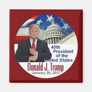 TRUMFinvigningSguare magnet