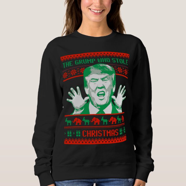 Trumfjul - grumpen som stal jul -- tee shirt (Framsida)