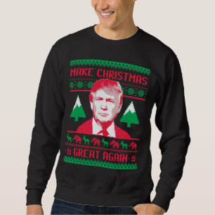 Trumfjultröjan - gör jul underbara Aga Lång Ärmad Tröja