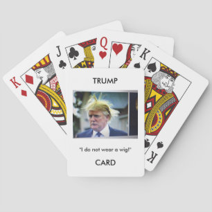 Trumfkort Donald Trump avbildar/citationstecknet Spel Kort