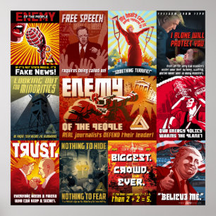 Trumfpropagandaaffisch, 11 in-1 poster