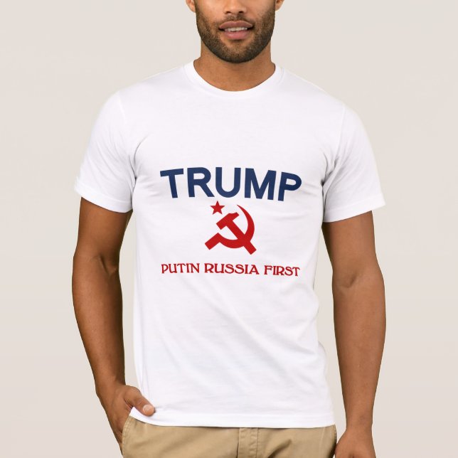 TrumfPutin Ryssland första t-skjorta T Shirt (Framsida)