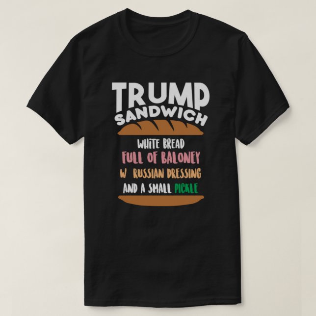 TrumfsmörgåsT-tröja T Shirt (Design framsida)