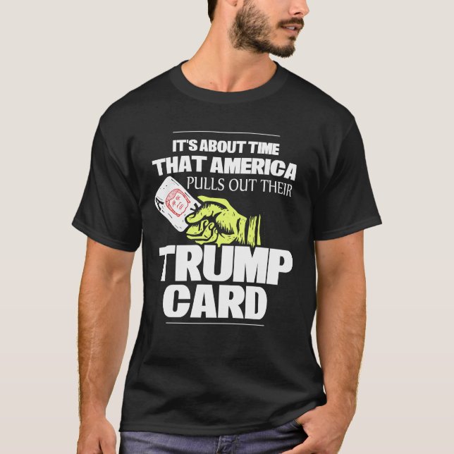 Trumfsupportrar: TrumfkortT-tröja T Shirt (Framsida)