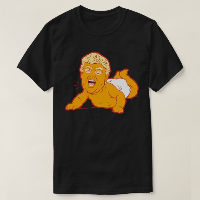 TrumfT-tröja: TRUMFSKRIK-BABY T-shirt (Design framsida)