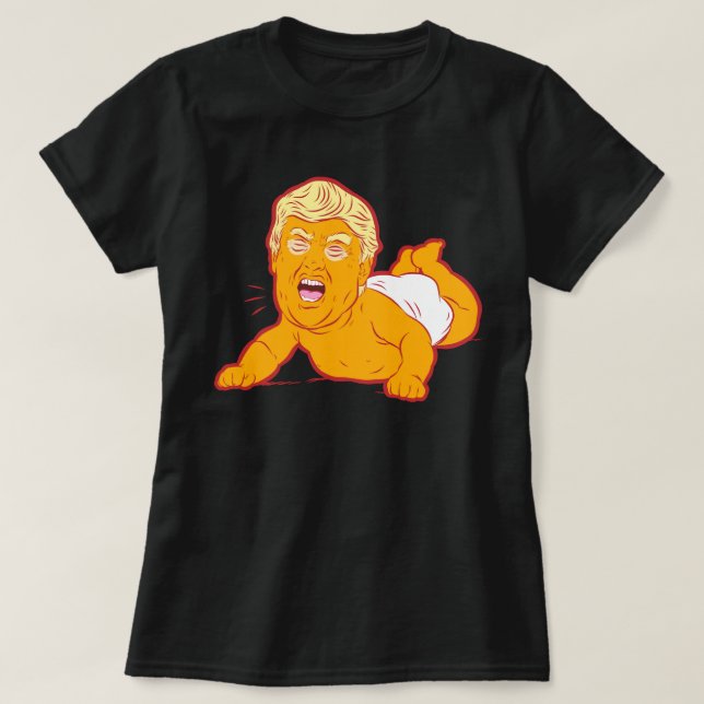 TrumfT-tröja: TRUMFSKRIK-BABY Tröja (Design framsida)
