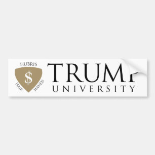 TrumfuniversitetenHubris Bildekal
