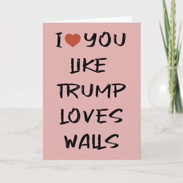 Trumfväggvalentin Helgkort (Framsida)