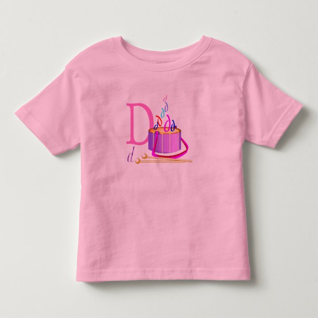 Trumma babyT-tröja T Shirt (Framsida)