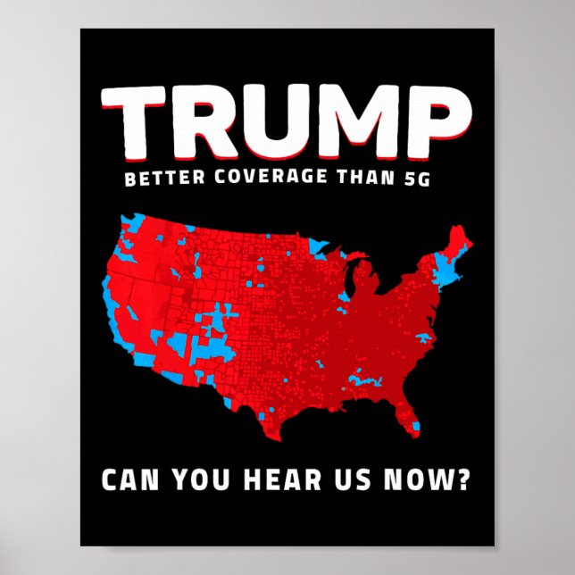 Trumma bättre täckning än 5 g kan du höra oss nu poster (Framsidan)