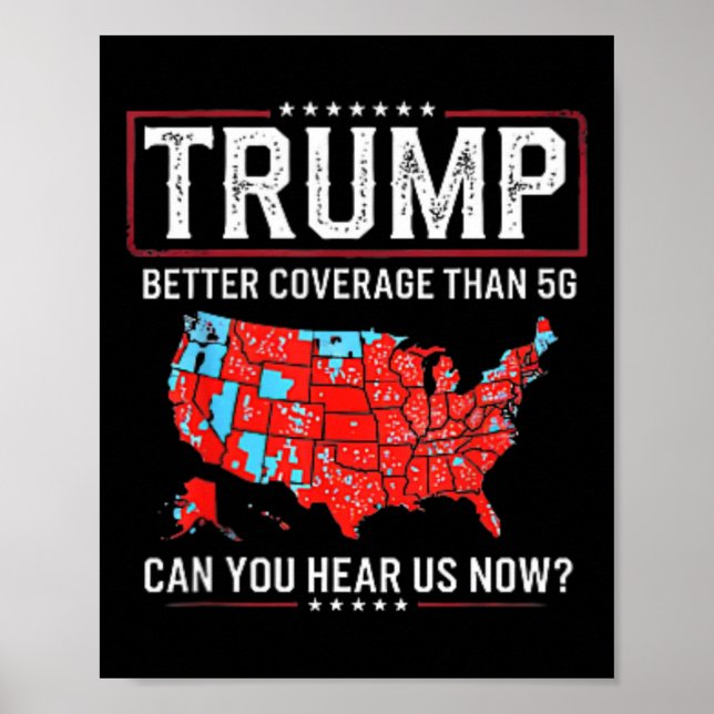 Trumma bättre täckning än 5 g kan du höra oss nu poster (Framsidan)