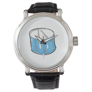 trumma blått handdrawn look.png armbandsur
