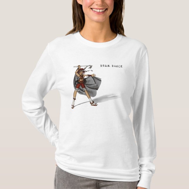 Trumma dansen tee shirt (Framsida)
