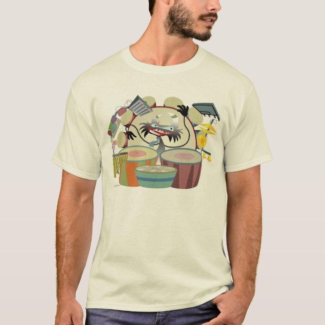 trumma demonen t shirt (Framsida)