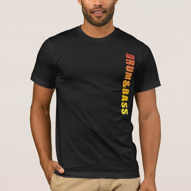 Trumma & den bas- T-tröja Tee Shirt (Framsida)