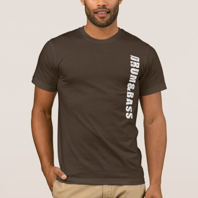 Trumma & den bas- T-tröja Tee Shirt (Framsida)