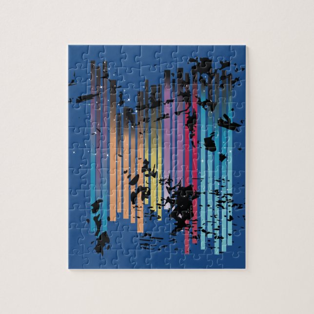 Trumma design pussel (Vertikal)