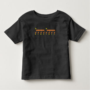 Trumma för Paradiddle handelsresandenotblad T Shirt