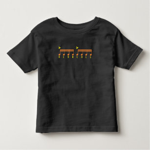 Trumma för Paradiddle handelsresandenotblad T Shirt