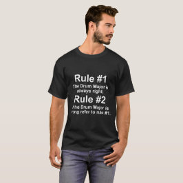Trumma ha som huvudämne högra skjortan för regler t-shirt