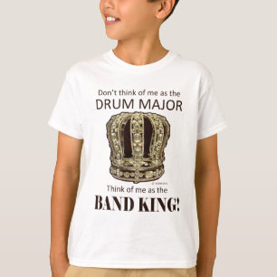 Trumma ha som huvudämne kung t-shirt
