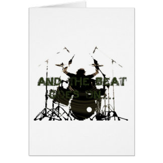 Trumma hjälten hälsningskort