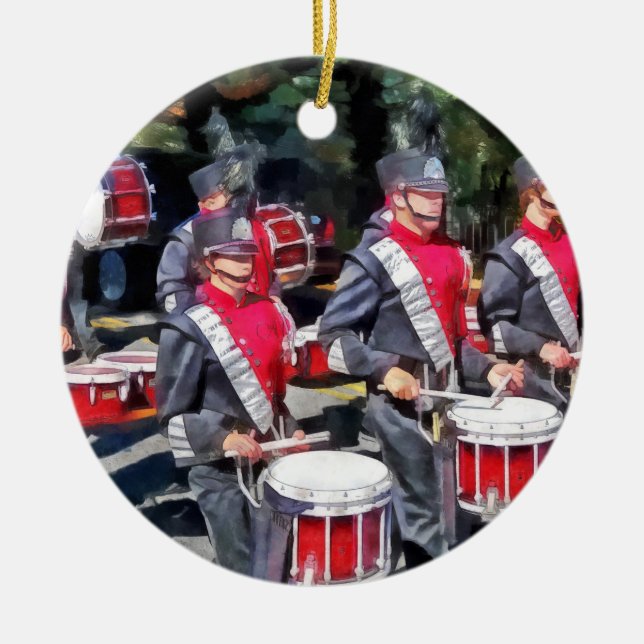 Trumma Julgransprydnad Keramik (Framsidan)