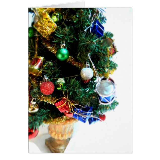 Trumma lite träd II Hälsningskort (Framsidan)