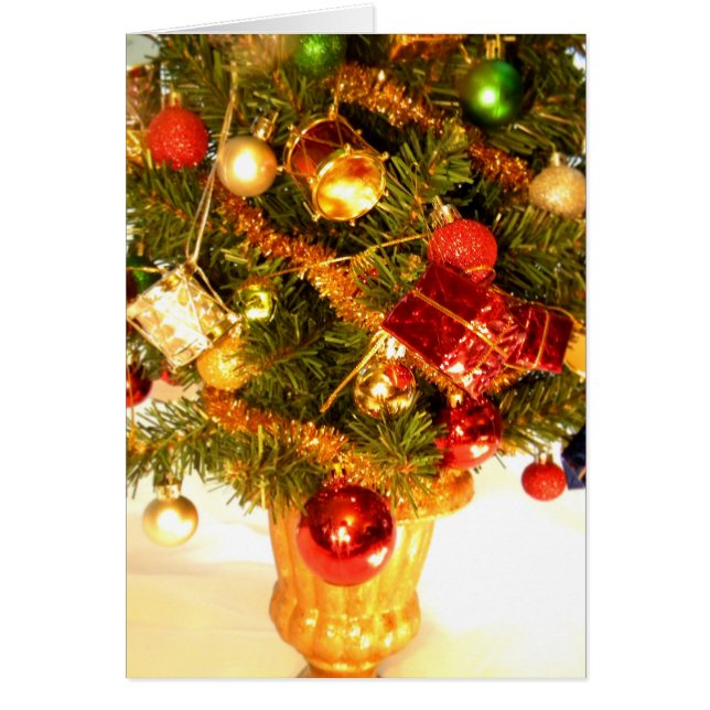 Trumma lite träd III Hälsningskort (Framsidan)