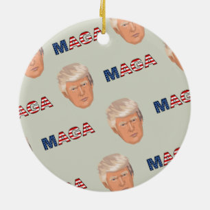 Trumma MAGA Mönster Julgransprydnad Keramik