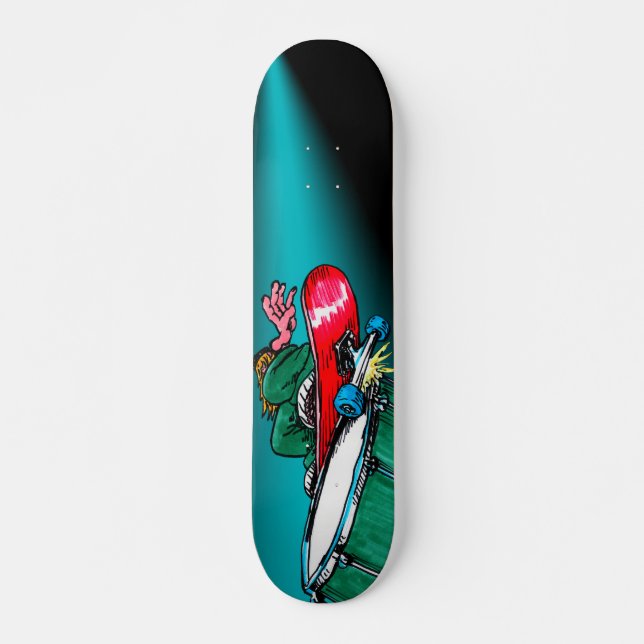 Trumma Mini Skateboard Bräda 18,7 Cm (Framsida)