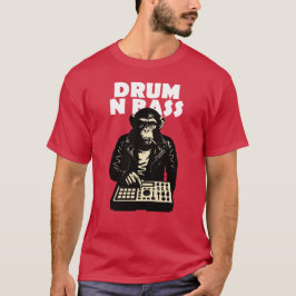 Trumma och Bas Apa T Shirt