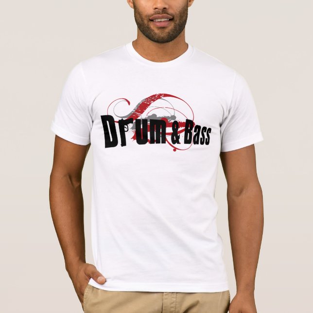 Trumma och bas- mobster t-shirt (Framsida)