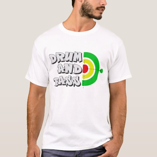 Trumma Och Bas T Shirt (Framsida)
