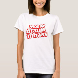 Trumma och basen tee shirt