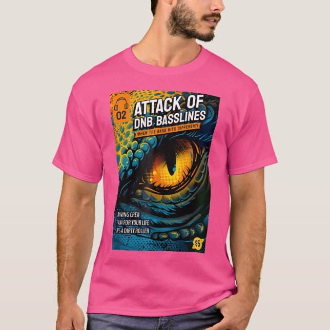 Trumma och bussrör, dubbelfotad vätska t shirt (Framsida)