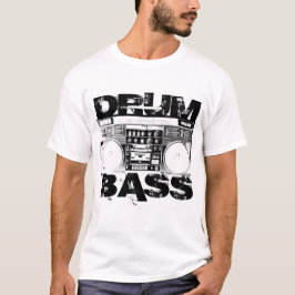 Trumma och den bas- T-tröja T-shirt