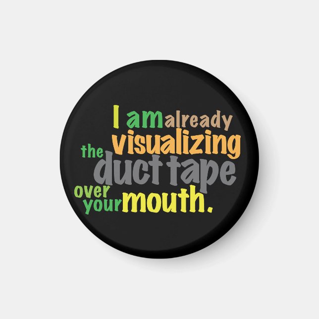 trumma över munnen magnet (Framsidan)