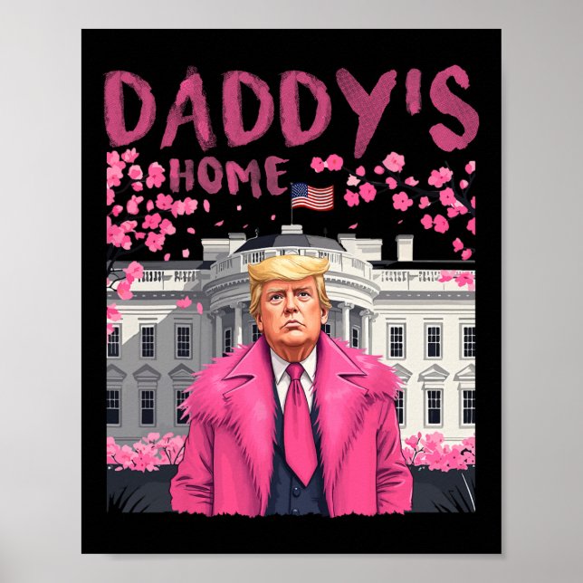 Trumma president igen Pappor Home Ta Amerika Ck Poster (Framsidan)