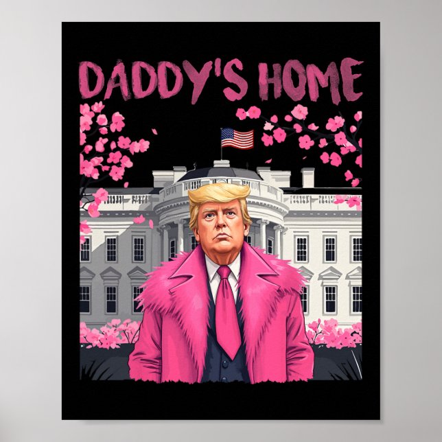 Trumma president igen Pappor Home Ta Amerika Ck Poster (Framsidan)
