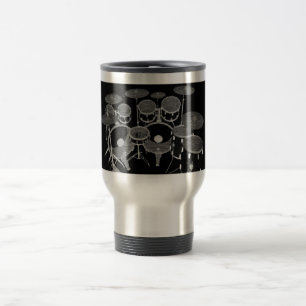 Trumma satsen 3D modellerar: Beställnings- travel Resemugg