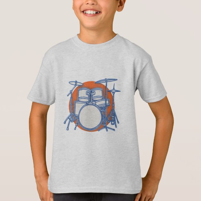 Trumma satsoffset tee shirt (Framsida)