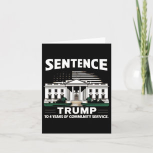 Trumma till 4 års gemenskapsservice Pro Trump 1 Kort