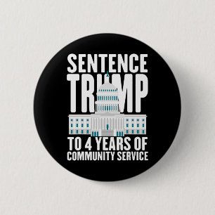 Trumma till 4 års gemenskapsservice Pro Trump Knapp