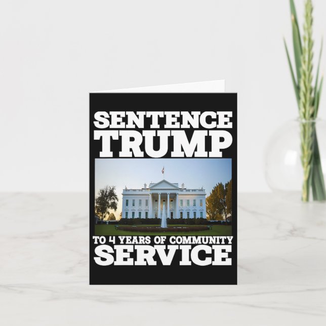 Trumma till 4 års vithus för samhällsservice kort (Framsida)