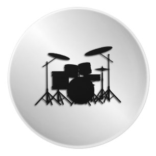 Trumma uppsättning musikdesign knopp