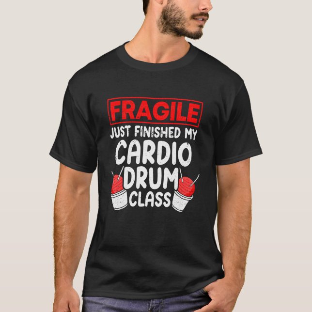 Trummafittness katt Kardio Trumma Kvinnor T Shirt (Framsida)