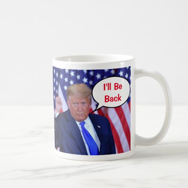 Trumman 2024 kommer tillbaka kaffemugg (Höger)