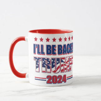 Trumman 2024 kommer tillbaka mugg