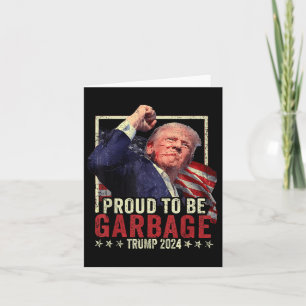 Trumman 2024 som stolt ska vara Sopor-trumpens pre Kort
